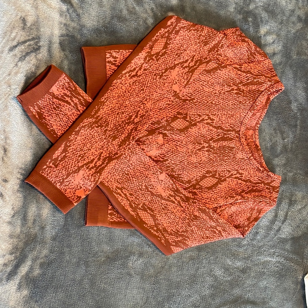 Snakeskin Athletic Top